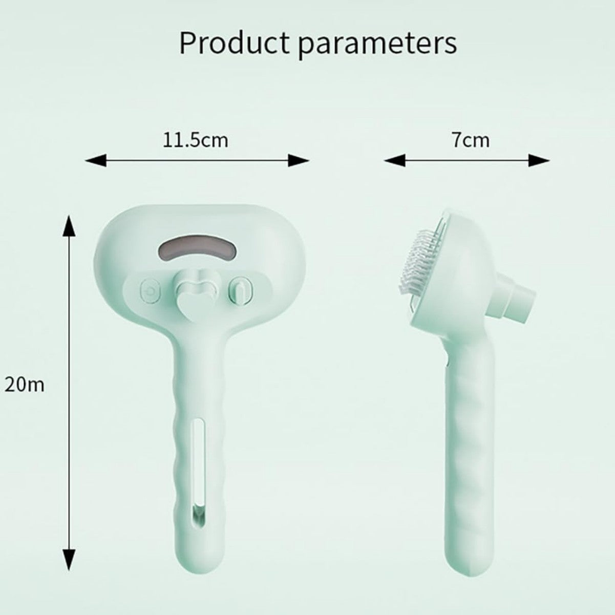 3 in 1 Self Cleaning Pet Steam Brush